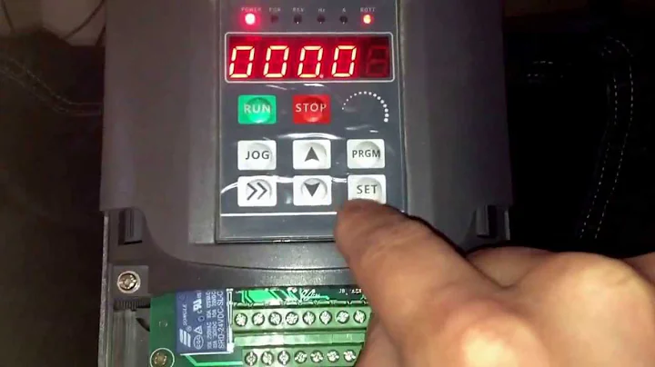 Huanyang VFD "DL" error