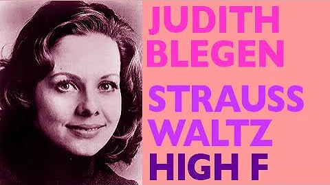 Judith Blegen - 1973 Voices of Spring with High F