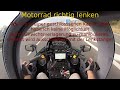 Motorrad richtig lenken