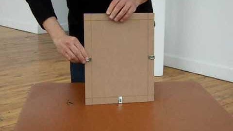 Clipframes_Dis-Assembly_Instructions_Matted_Image.wmv