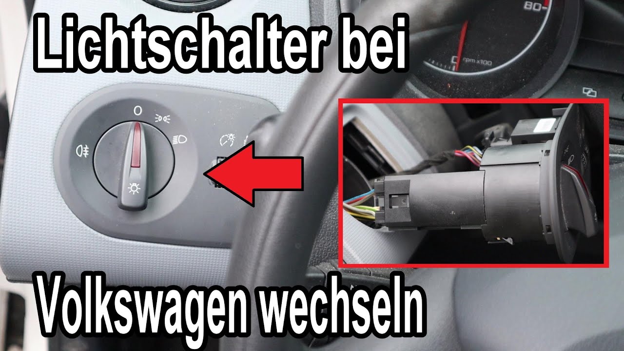 Vw Lichtschalter Ausbauen