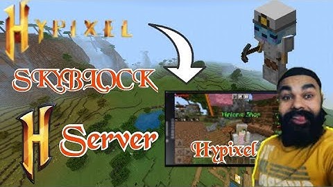 Best Hypixel Skyblock Server For Mcpe || With Minions || Full Like Hypixel || By Imperial Gamerz ||