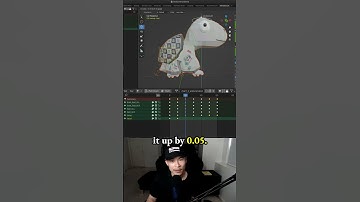 Creating Head Movement Animation - making a 3d game character in Blender - 3.4: Dino Turtle