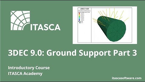 3DEC 9.0 Ground Support Tutorial Part 3 | Advanced Support Configurations and Modeling Tips