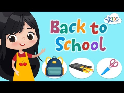 Back to School 2023: Supplies for School. Kids Academy