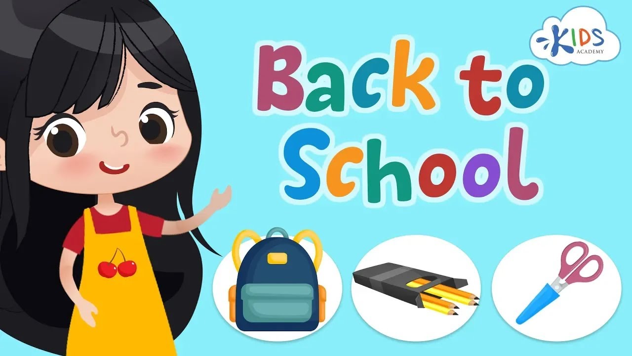 Back to School 2023: Supplies for School. Kids Academy