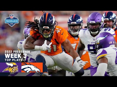 Minnesota Vikings vs. Denver Broncos Preseason Week 3 Highlights | 2022 NFL Season