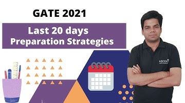 10 Tips for last 20 days GATE Preparation. Time table
