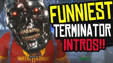 MK11 Terminator Funniest Insults Roast & Comebacks - Mortal Kombat 11 Intros