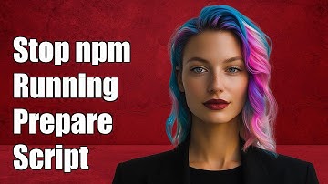 How to Stop npm from Running Prepare Script After npm Install