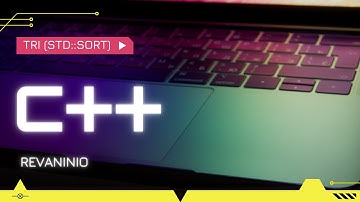 Cours/Tuto C++ #77 : Le tri (std::sort)