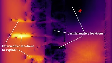 An Efficient and Continuous Approach to Information-Theoretic Exploration