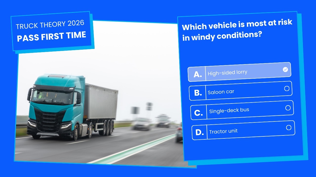 Pass the Official DVSA LGV & HGV Truck Theory Test UK - the Road 2026 ...