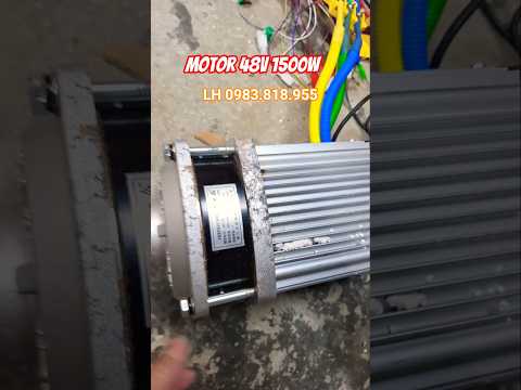 🎥 Động cơ giảm tốc không chổi 48v1500w khoẻ êm | hàng chính hãng — Video review, click xem trên YouTube