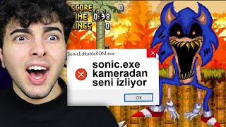 YENİ SONİC EXE Oyununu Test Ettim ! (Kameradan Bizi İzliyor)