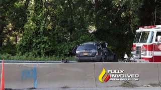 Driver Airlifted After Serious Crash on Northern State Parkway