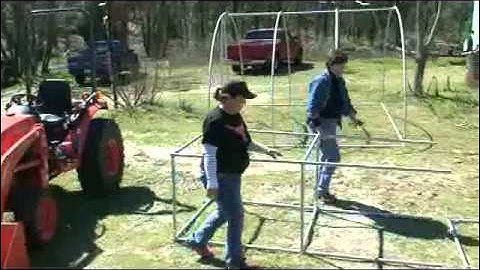 Carol Coleman Builds Greenhouse Table
