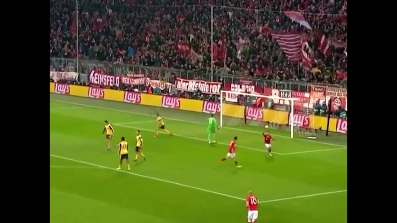 Thiago goal vs. Arsenal 3-1 / Lewandowski Assist HD 15/2/17