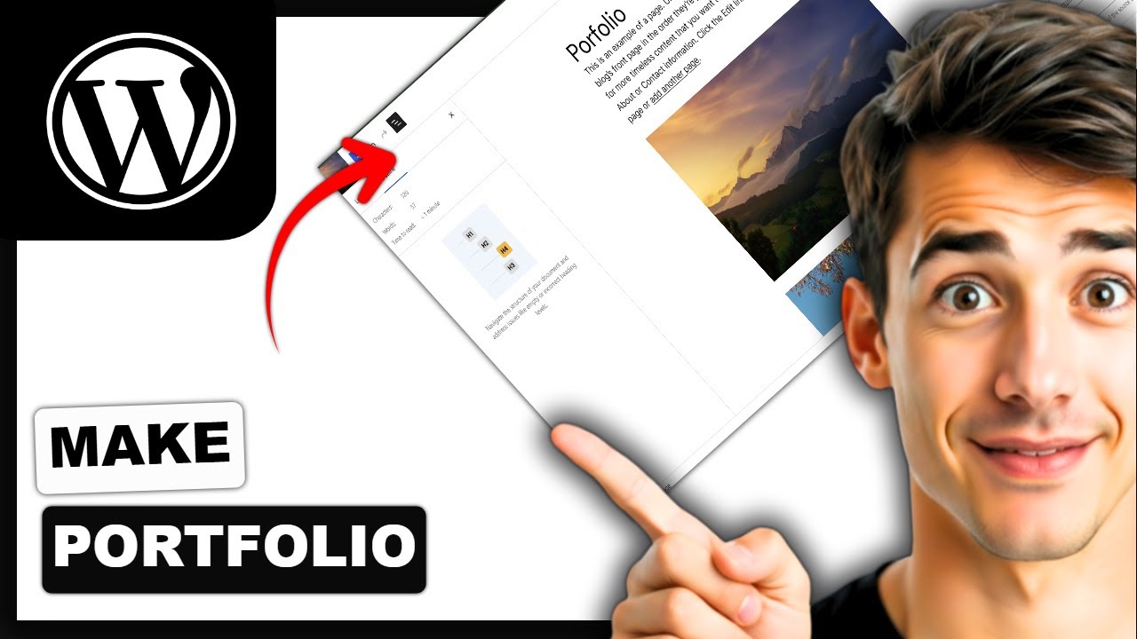 How to create a portfolio website with WordPress (Easiest Way)(2026 Guide)