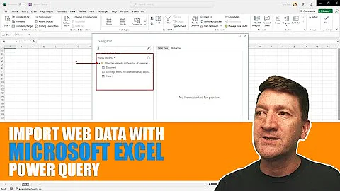 Using Excels Power Query to Import Data from the Web
