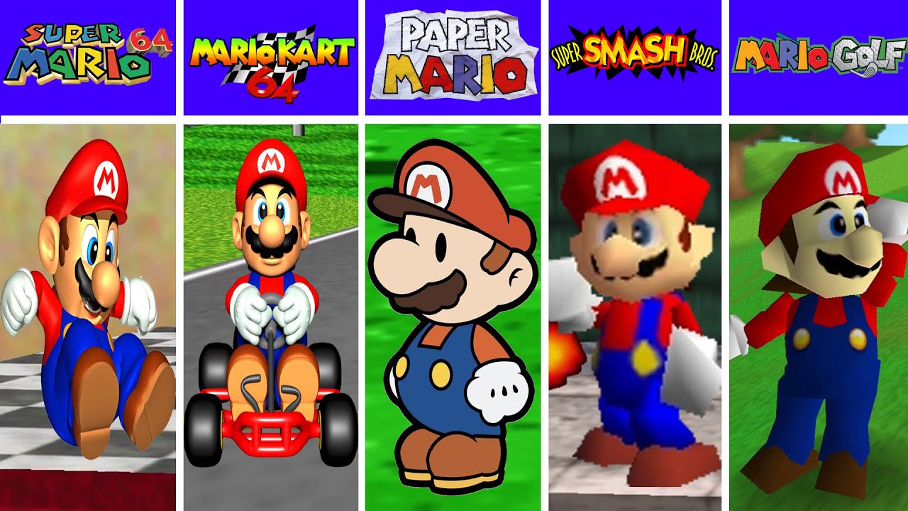 Evolution of Super Mario Games in Nintendo 64 Console (1996-2001)