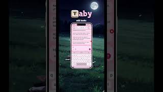 Name app: Taby simple notes #shein #iphonetips #notes