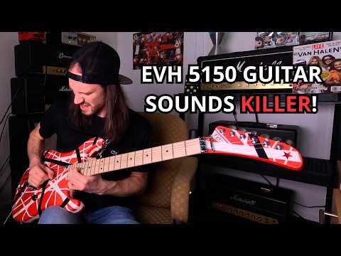 EVH Striped Series 5150 Guitar Unboxing & Demo