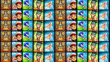 Top 5 Android Gameplay #102 - Temple Run 2 Vs Subway Surfers Vs Sonic Dash Vs Slap Kings Vs Flippy