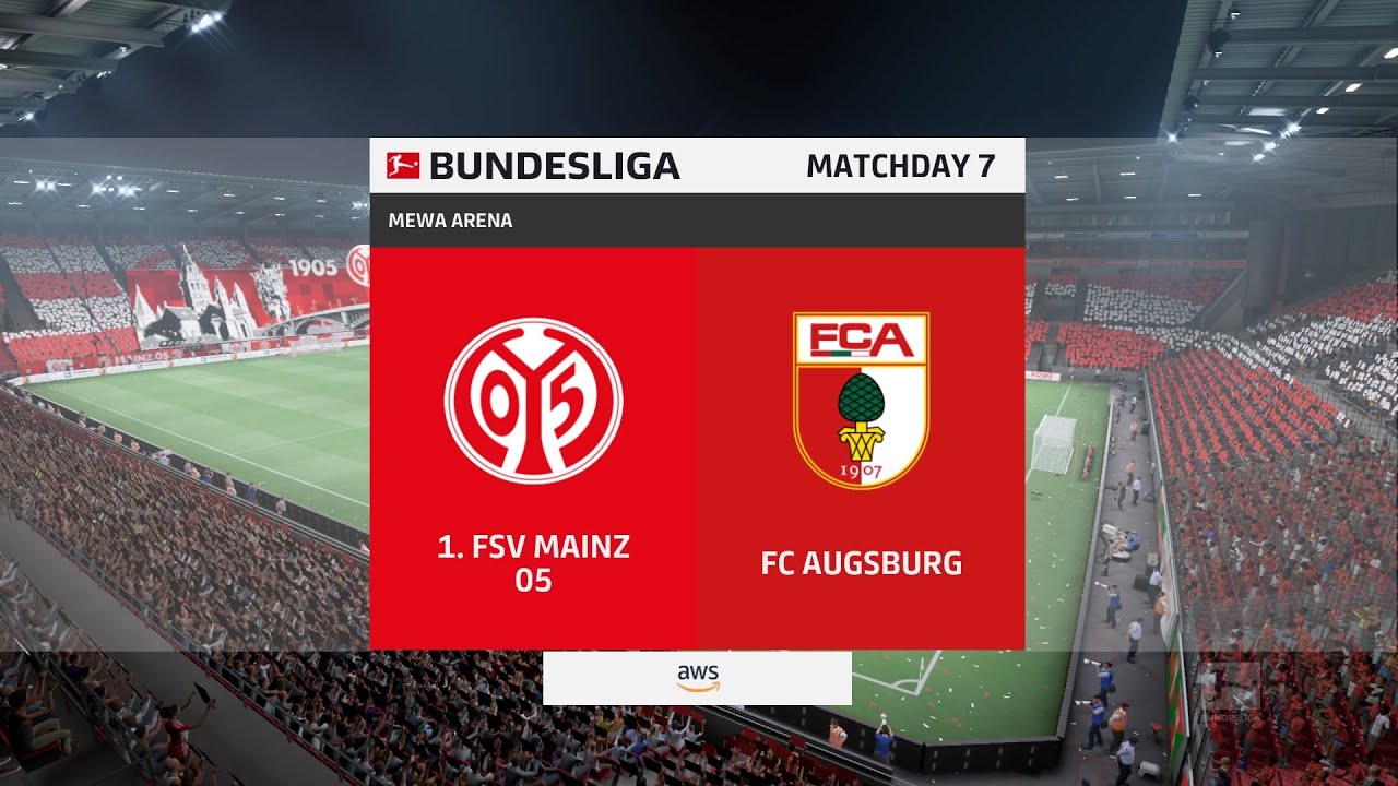 FIFA 22 | 1. FSV Mainz 05 vs FC Augsburg - MEWA Arena | Gameplay