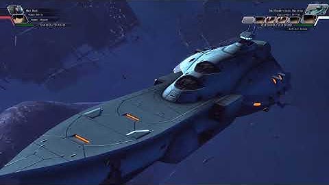 SD Gundam G-Generation Cross Rays - Halfbeak-class Warship All Animations