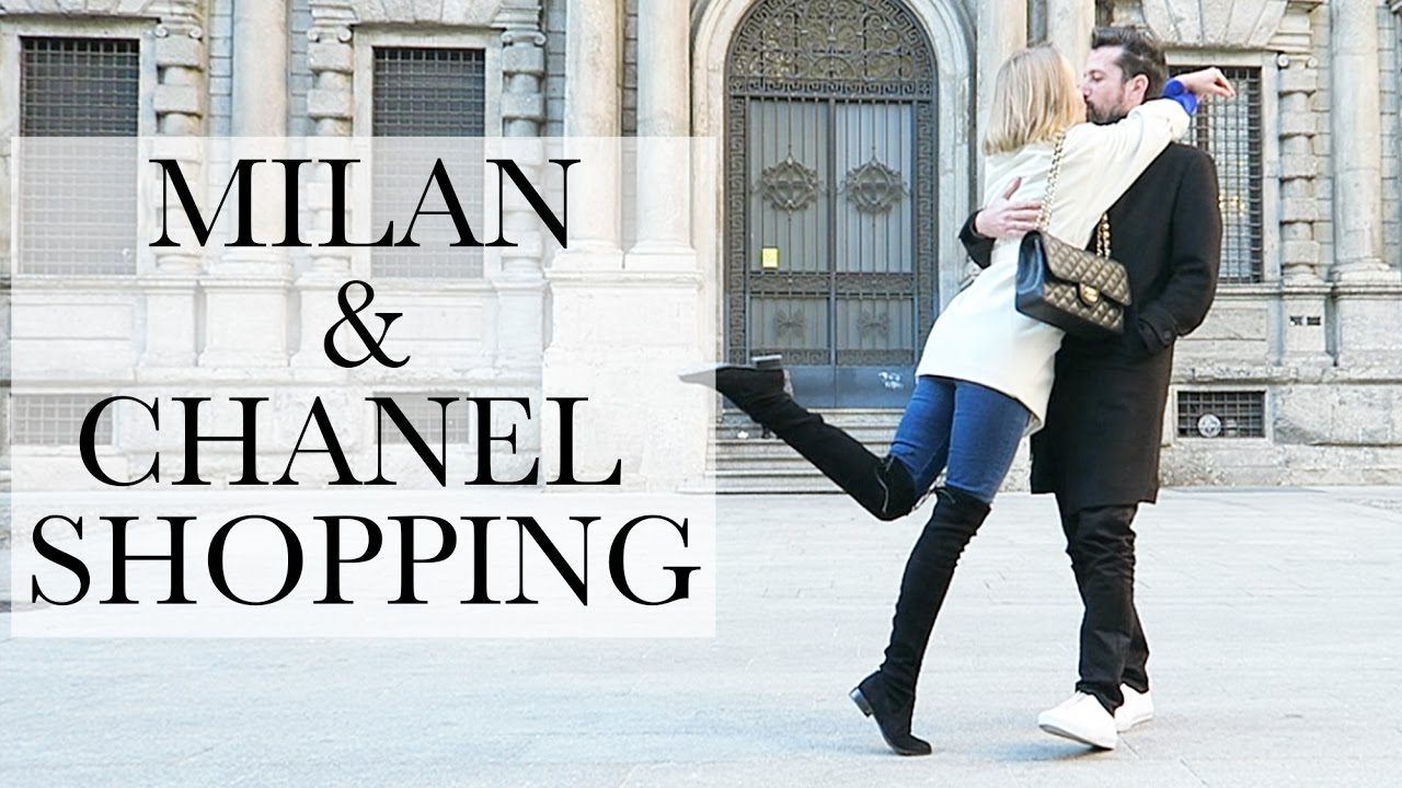 Come Shopping In Milan With Me Chanel Present Best Pizza In Milan Thecablook Youtube