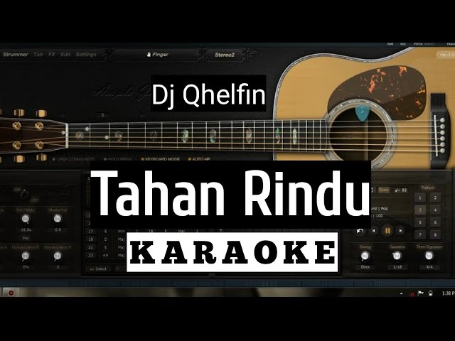 Tahan Rindu Karaoke - Dj Qhelfin (Karna Rindu Sa Ingin Bertemu) class=