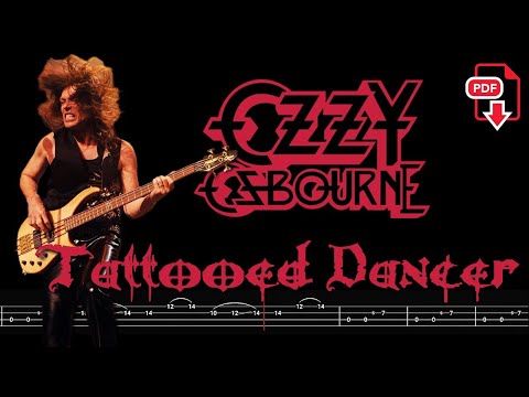 Ozzy Osbourne - Tattooed Dancer (🔴Bass Tabs | Notation) @ChamisBass #ozzyosbournebass #chamisbass