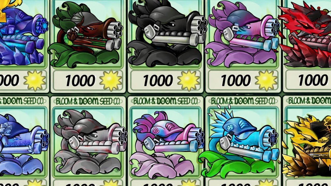 PvZ Fusion 3.4 | Ultimate Gatling Pea Formations Family | Who Will Win?