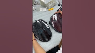 This is the battery-powered luminous mask. After assembly it needs to undergo testing again #factory