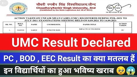 crsu umc result 2021 | crsu umc case | crsu umc update | crsu online exam umc | crsu umc news |