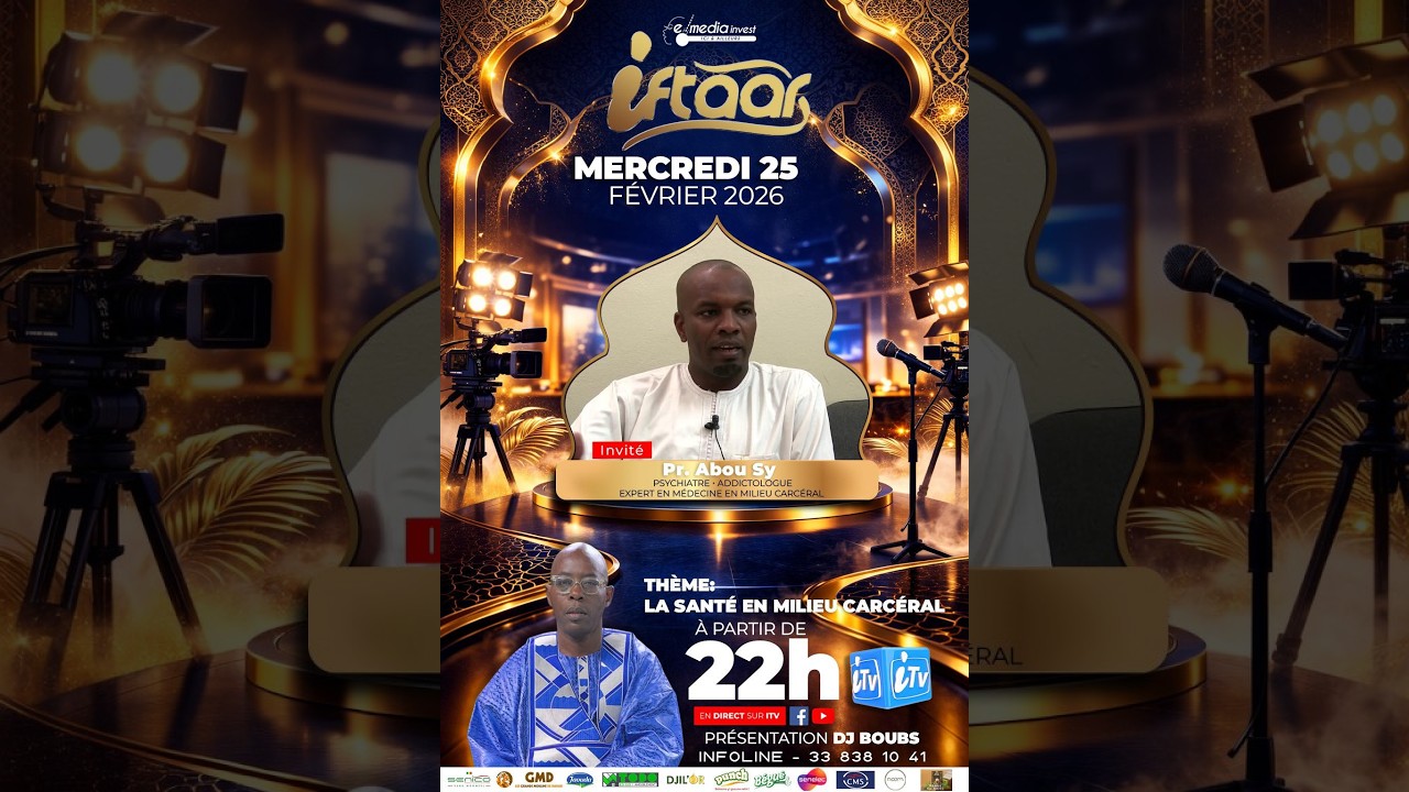 🛑 |DIRECT| IFTAAR  DU 25 FÉVRIER 2026 AVEC DJ BOUBSB INVITE  Pr. Abou SyPsychiatre • Addictologue