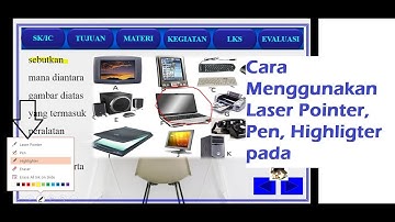 cara menggunalan laser,pen, highlighter pada presentasi powerpoint