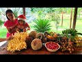 Ceia De Natal Preparada Com Frutas Do Sítio