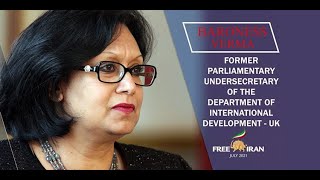 Baroness Verma   #FreeIran2021 Global Summit