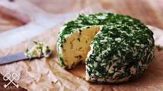 Vegan Cheese (Herbed Cashew Cheese)