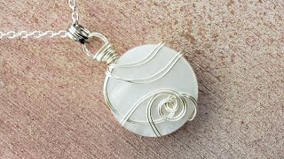 Mother of Pearl and Silver Necklace - Eps 260