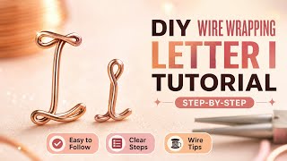Wire Letter I ✨ | Wire Wrapping Jewelry Tutorial
