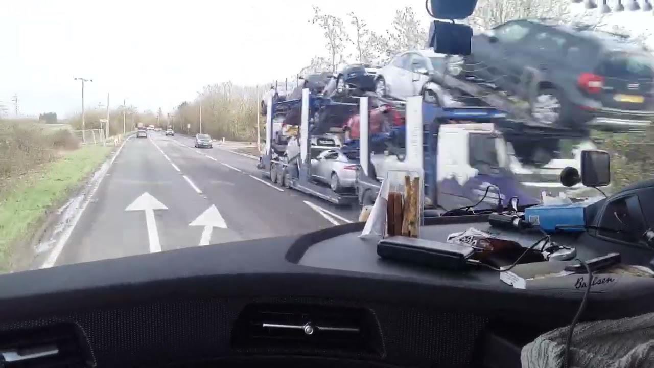 Truck spotting in a truck uk
