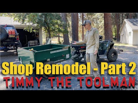 Shop Remodel - Part 2 (Timmy Lays Some Pipe)