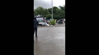 Harlow car boot a THIEF GETS CAUGHT RED HANDED STEALING AND GETS CHASED OUT OF THE CAR BOOT