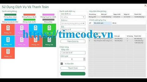 Code phần mềm quản lý khách sạn C# winform  full chức năng