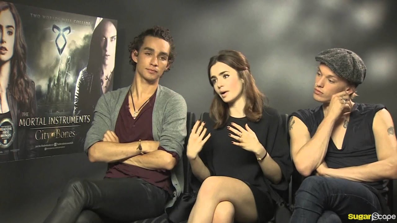 Lily Collins, Jamie Campbell Bower and Robert Sheehan talk The Mortal Instruments