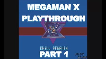 Megaman X Playthrough - Part 1 Intro + Chill Penguin