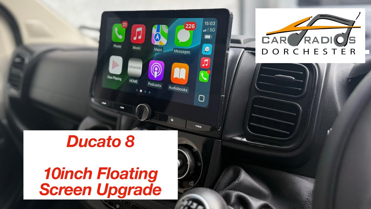 Fiat Ducato 8 - Kenwood 10inch Screen Upgrade